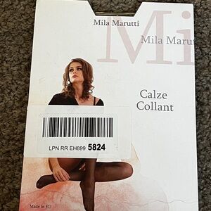 Mila Marutti Sheer Black Tights
